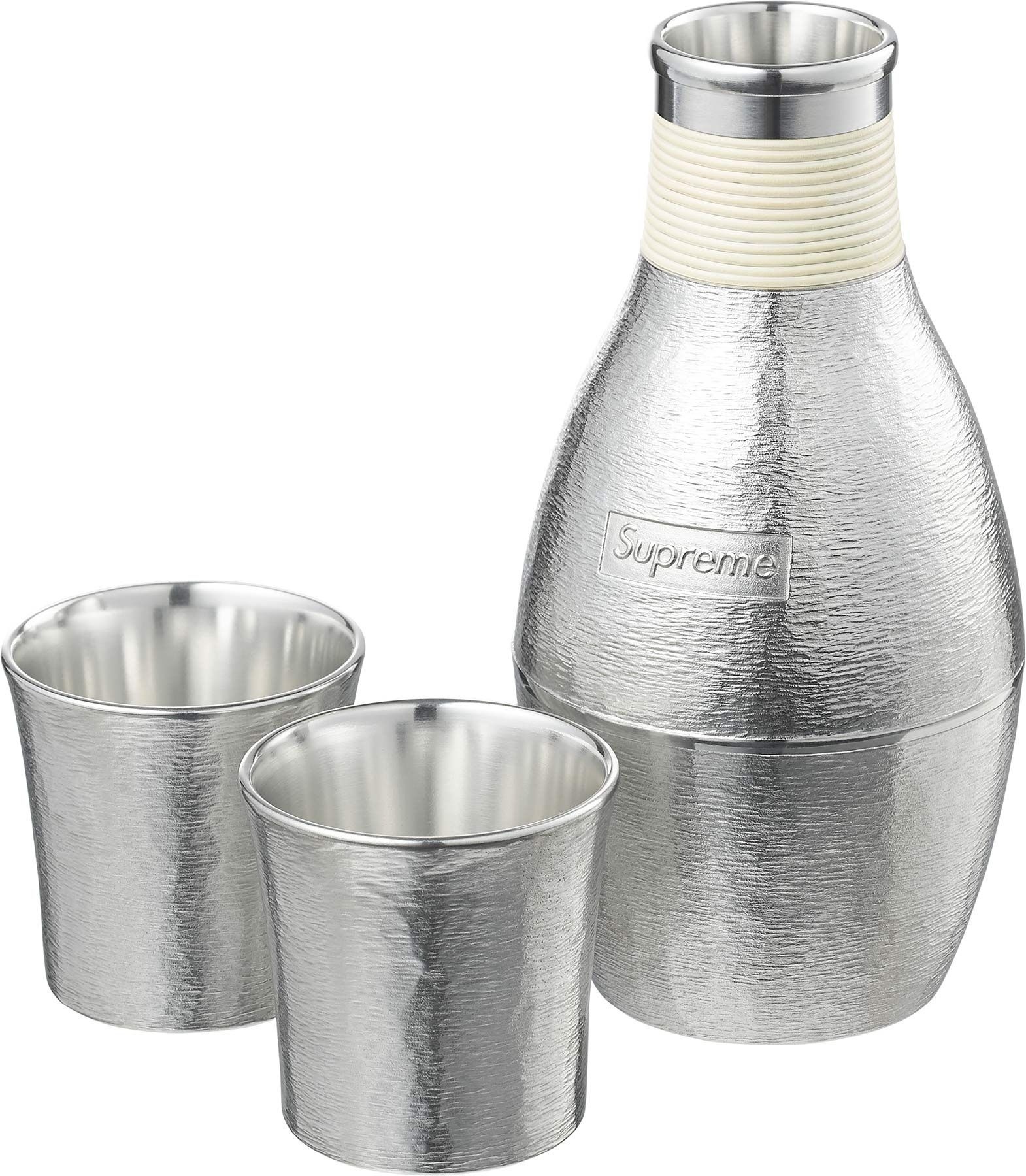 Tin Sake Set
